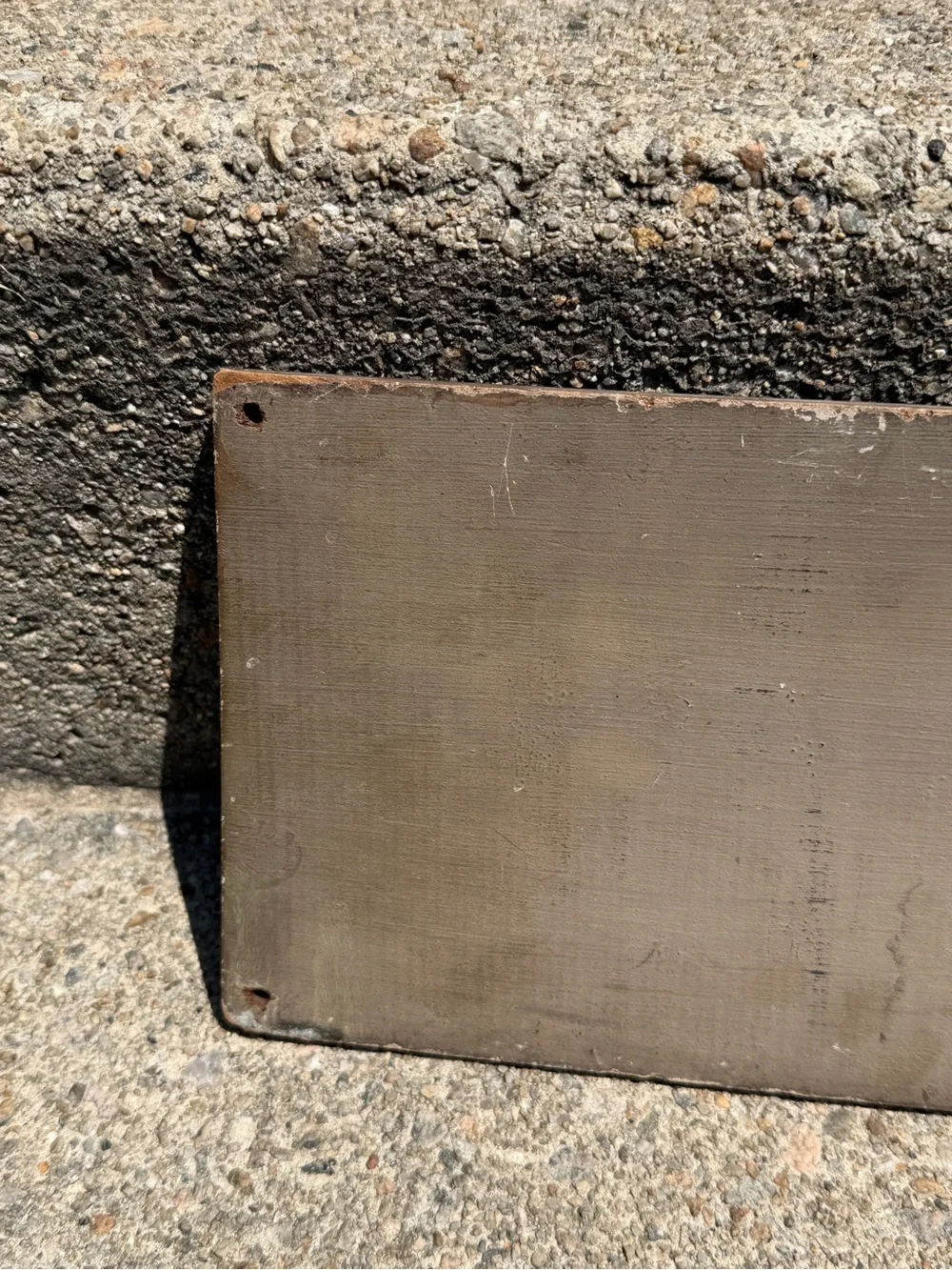 'DIE ENGRAVING' wooden vintage sign